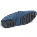 Men's Velvet Casual Loafer FFS230 - Blue