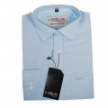 LAVELUX Premium Slim Solid Cotton Formal Shirt LMS153