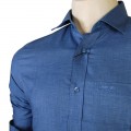 LAVELUX Premium Slim Solid Cotton Formal Shirt LMS157