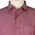 LAVELUX Premium Slim Solid Cotton Formal Shirt LMS158