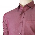 LAVELUX Premium Slim Solid Cotton Formal Shirt LMS158