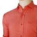 LAVELUX Premium Slim Solid Cotton Formal Shirt LMS159