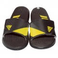 Stylish Adidas Slipper  Black With Yellow