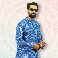 SIMPLE OUTFITS Puja Collection/22 Cotton Print Panjabi SP2240	