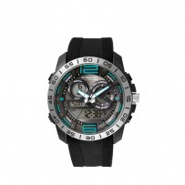 Q&Q DE11J311Y Analog Digital Black Dial Men's Watches 	