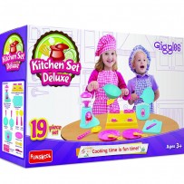 Funskool Giggles Kitchen Set Deluxe Multi Color	