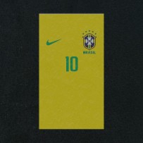 Brazil Numerical Branding Badge HDR Printed Hoodie BTH020	