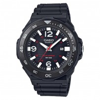 CASIO Men's Black Dial Silicone Band Wristwatch MRW-S310H-1BVDF	