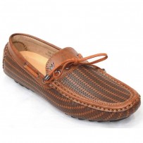Men's Faux Lather Loafer FFS231- Brown	