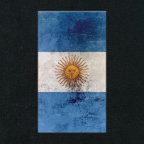 Argentina Flag Branding Banner HD Print Black Sweatshirt AFS023B	