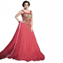 Exclusive Eid Special Dia Mirza Gown Collection Red WF021	