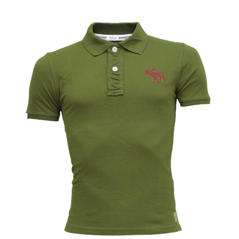 Abercrombie & Fitch Polo Shirt SB19P Olive : ShoppersBD