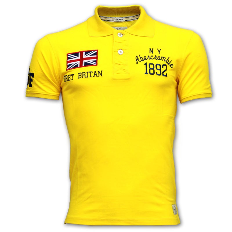 Abercrombie & Fitch Polo Shirt SB04P Yellow : ShoppersBD
