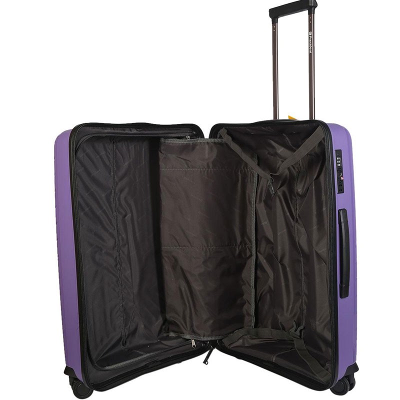 PRESIDENT 24 inch Hard caseTravel Luggage On 4Wheels Suitcase Blue