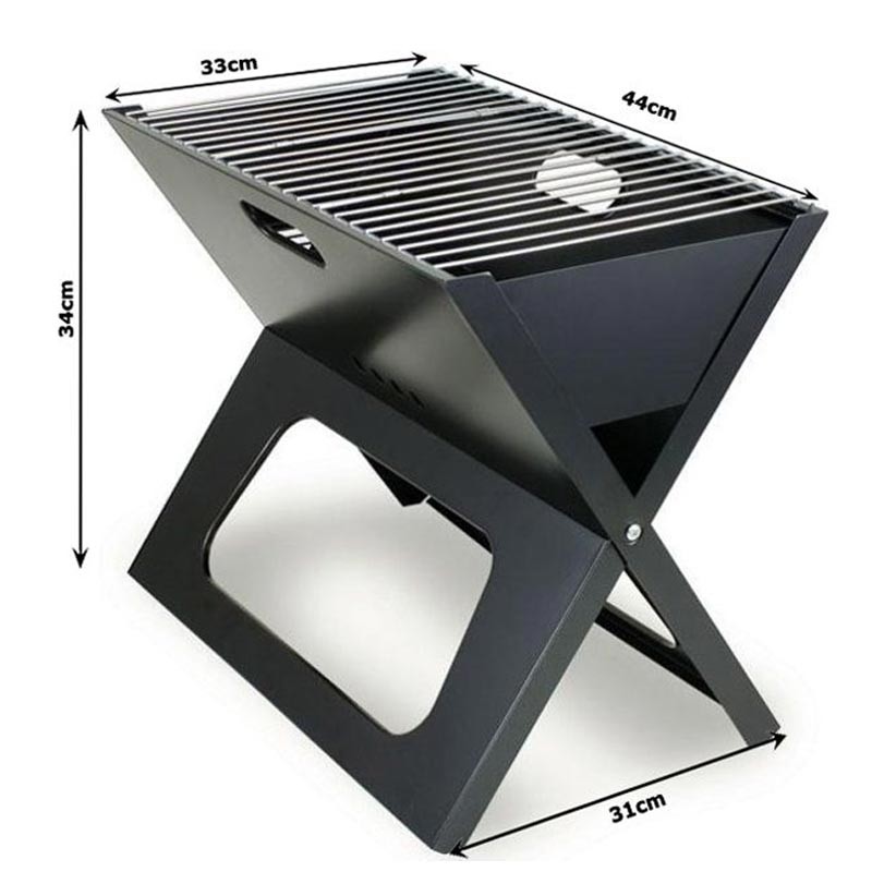 Foldable and Portable Charcoal BBQ Grill Maker HCL660 ShoppersBD