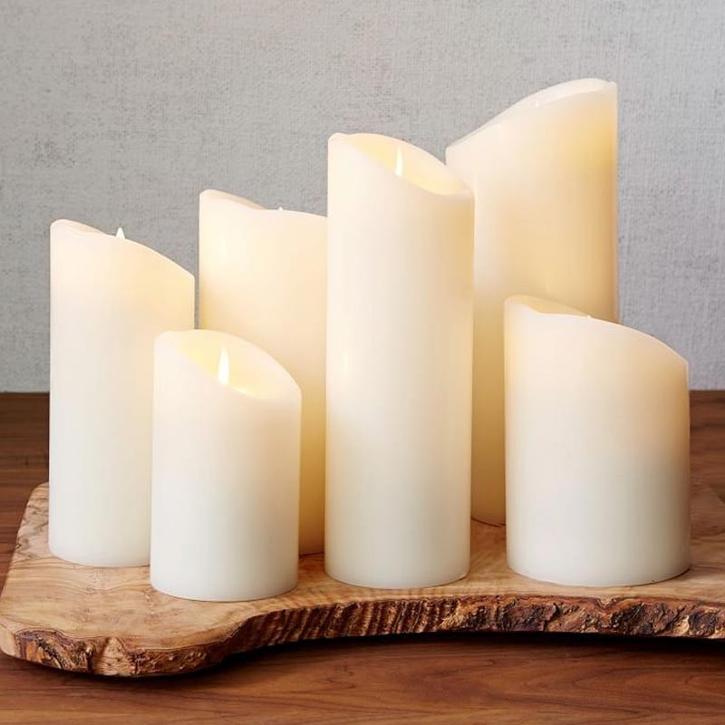 Flicker Flameless Pillar Candles HCL306 ShoppersBD