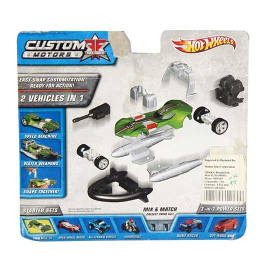New 2 In 1 Hot Wheels Twin Mill Iii Custom Motors Car Starter Kit 15