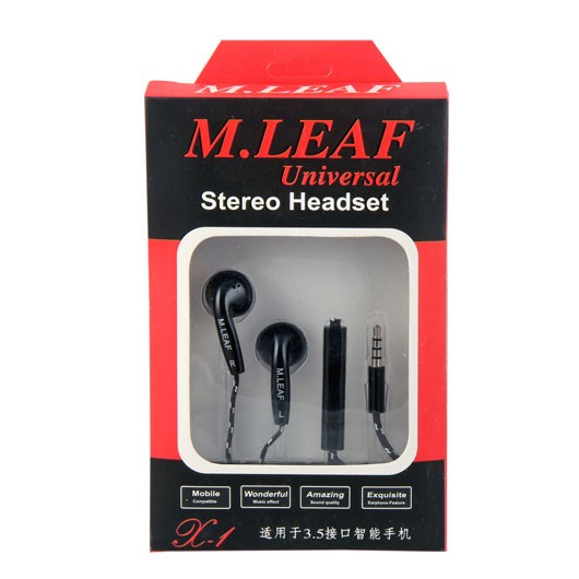 M . LEAF Stereo Headphones ShoppersBD