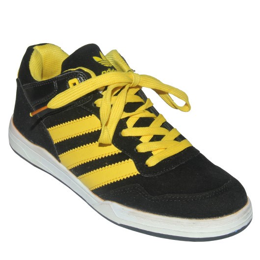 ADIDAS Shoe FS006 Black with Yellow : ShoppersBD