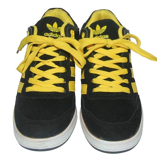 ADIDAS Shoe FS006 Black with Yellow : ShoppersBD