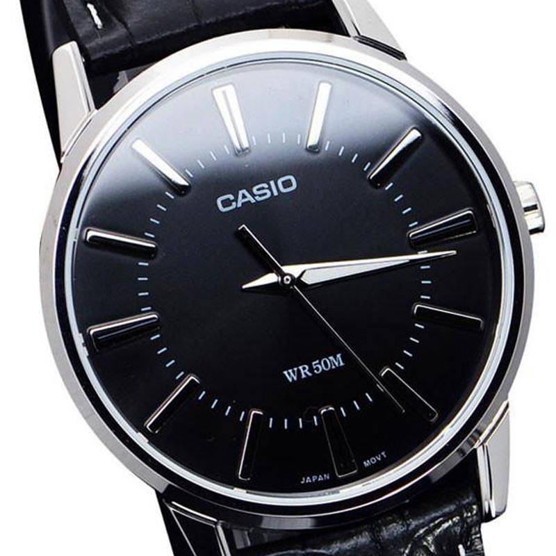 Casio Men s Black Dial Leather Band Watch MTP 1303L 1AVDF ShoppersBD