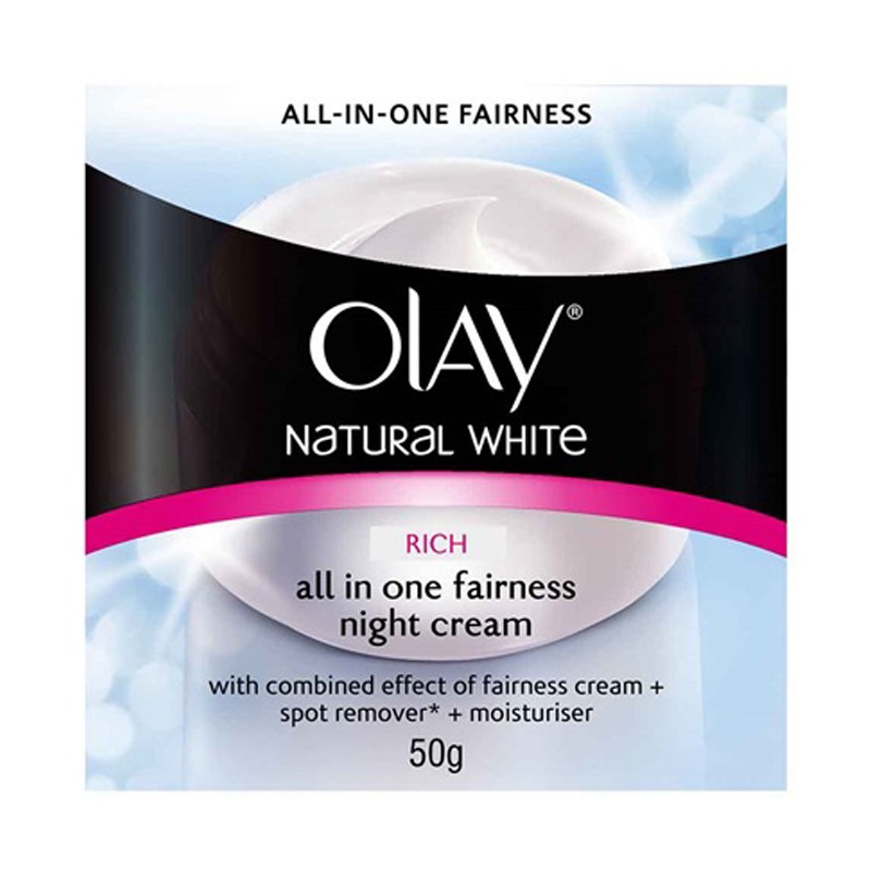 Olay Natural White Rich all in One Fairness Night Cream 50GM ShoppersBD