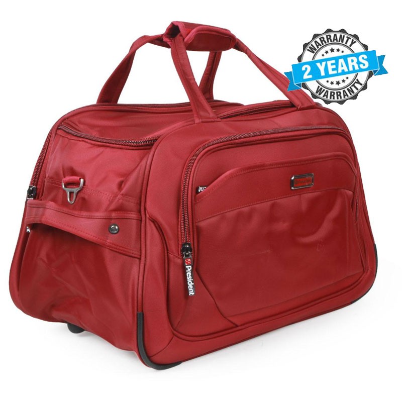 President Travel Bag Large Capacity Simple Red Travel Bag ShoppersBD