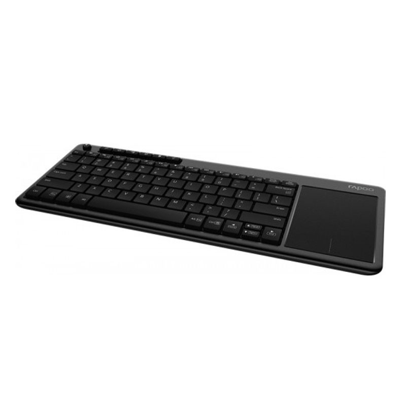 Rapoo K2600 Wireless Touchpad Kyeboard BLACK Keyboards Computer