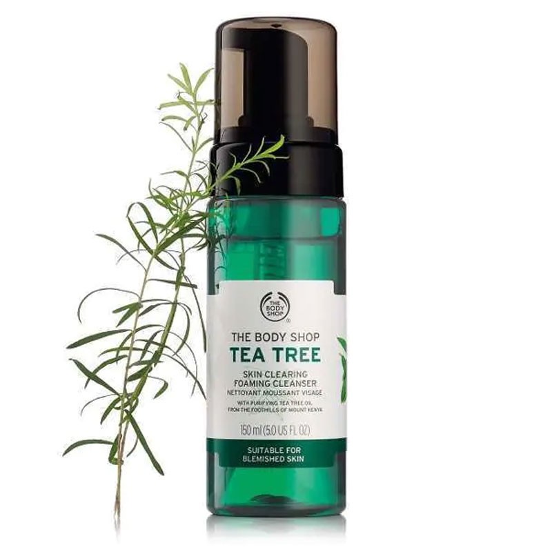 The Body Shop Tea Tree Skin Clearing Foaming Cleanser 150ml Skin Care Beauty & Health