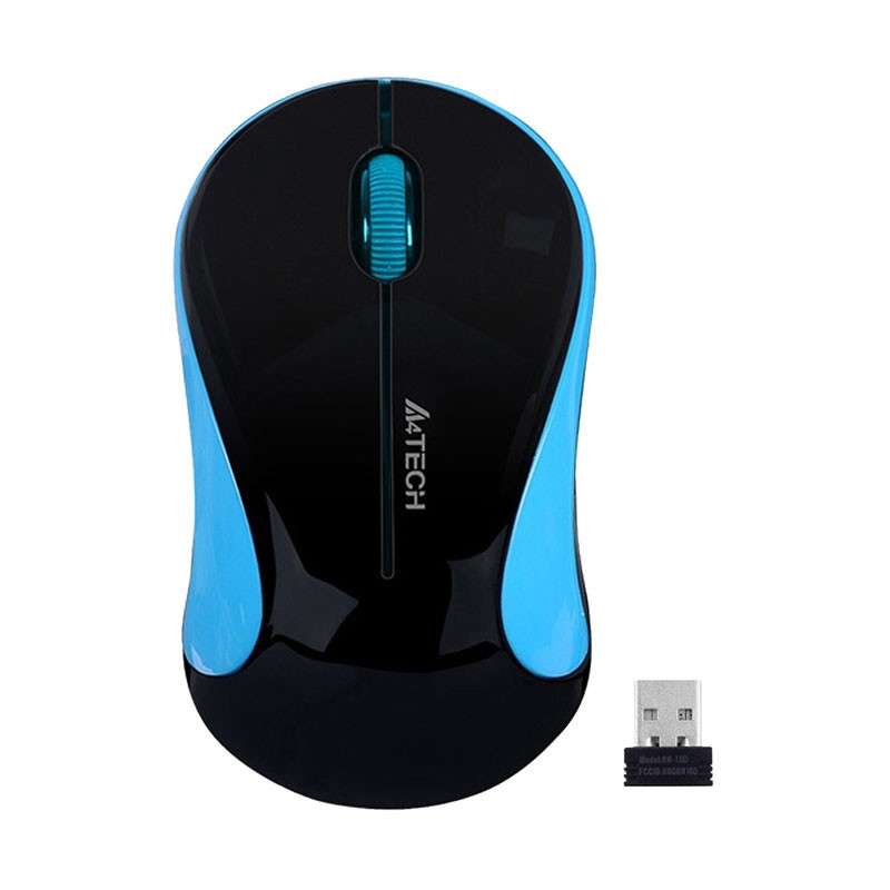 A4TECH G3-270N Black-Blue Wireless Mouse : ShoppersBD