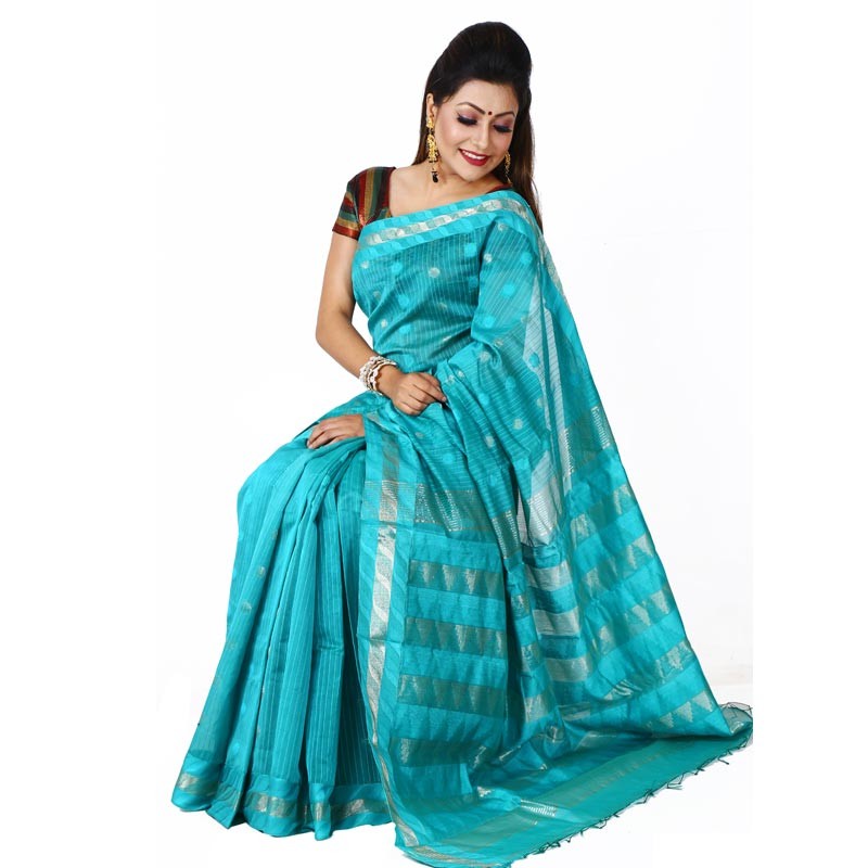 Exclusive Muslin Silk Dhakai Jamdani Saree main image 0