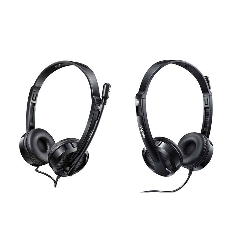 Rapoo h120 new arrivals usb wired headphone