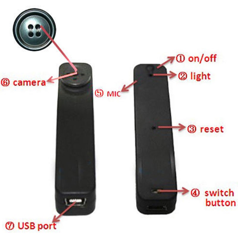 32GB Full HD Button Camera With High Quality Audio/Video ShoppersBD